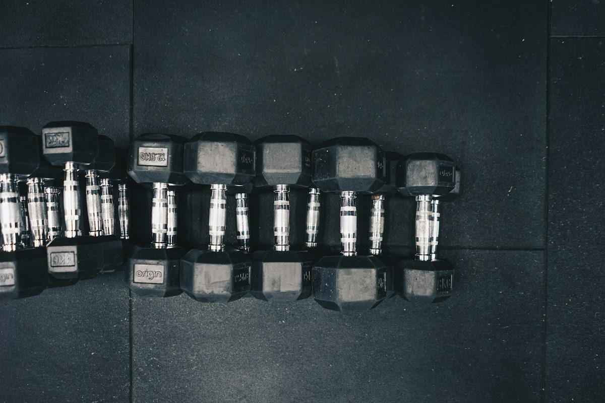 Isolation work usually progresses better through reps than load.